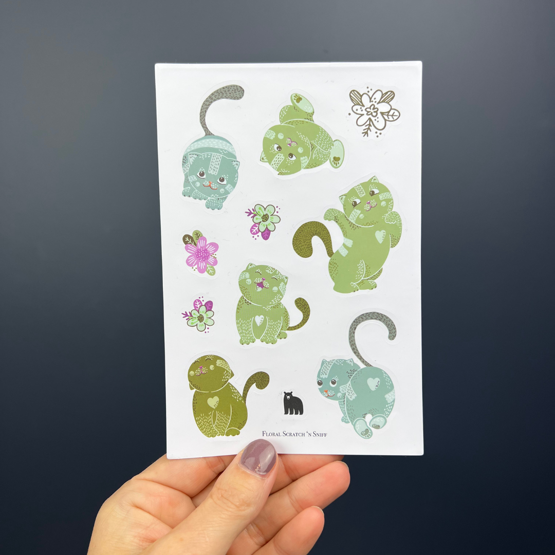 Four Bears Sticker Club - Vendita all'ingrosso Adesivo - Gatti Purr-ty2