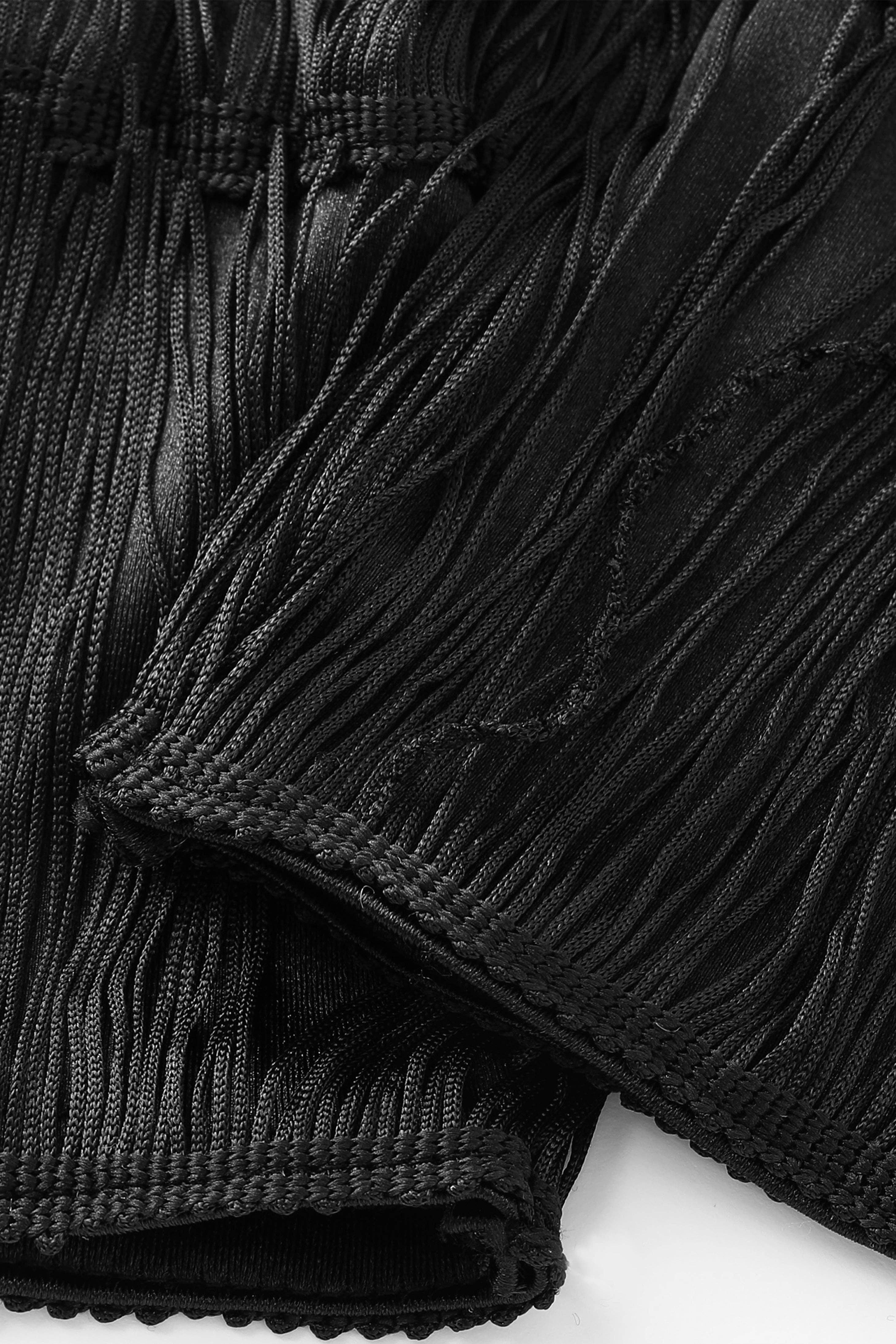 Black 21.6" Long Satin Tassel Opera Gloves for wholesale on Faire1