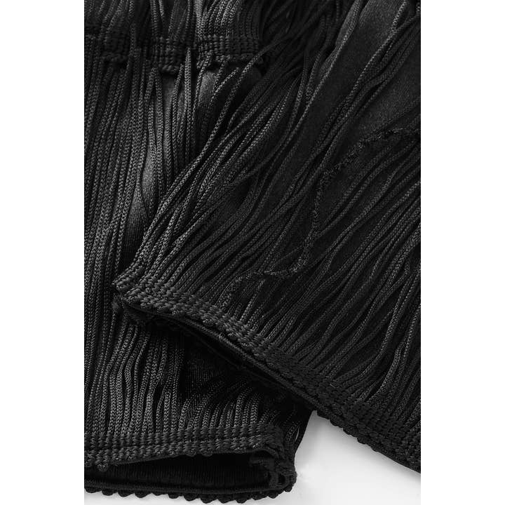 Black 21.6" Long Satin Tassel Opera Gloves for wholesale on Faire1