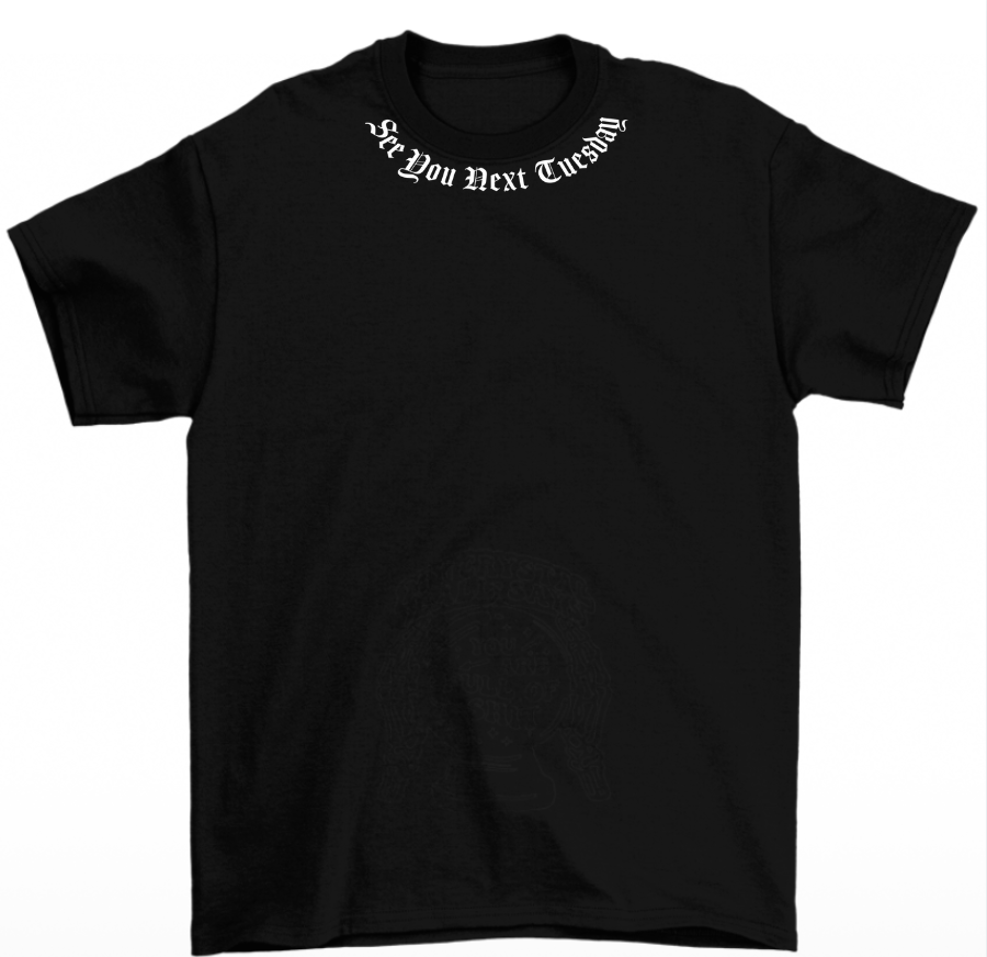 Wickedly Divine Shop – Engroshandel T-shirt med print - Dame – See You Next Tuesday t-shirt i gothic grunge-stil0