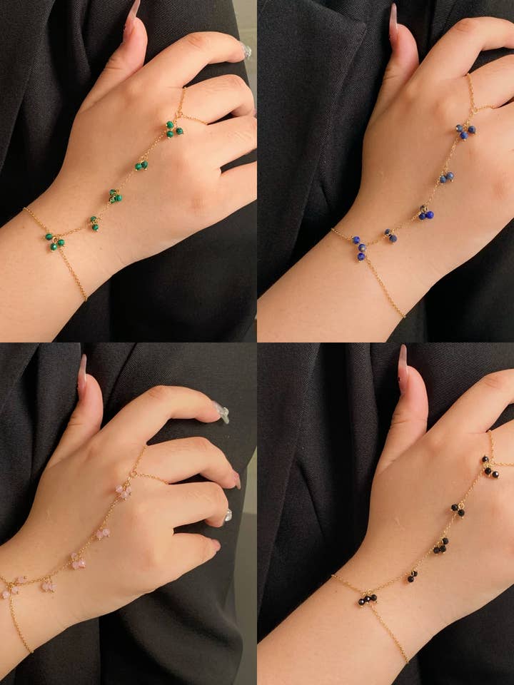 Chaîne de main en acier inoxydable 324AQ223 pour la vente par BYREN | ÉLINE L'ATELIER