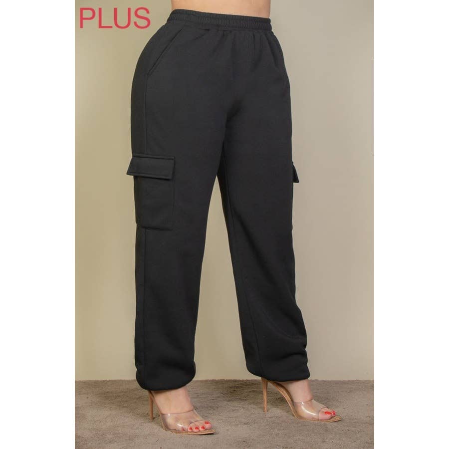 Timeless - Wholesale Athletic Sweatpants/Joggers - Women's - PLUS Cargo Jogger Sweatpants14