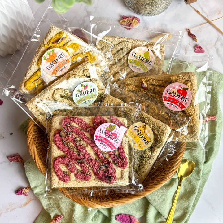 Dolcetti biologici per cavalli – Confezione GaufreBio rivenditore per la vendita all'ingrosso da parte di EQUINATBIO