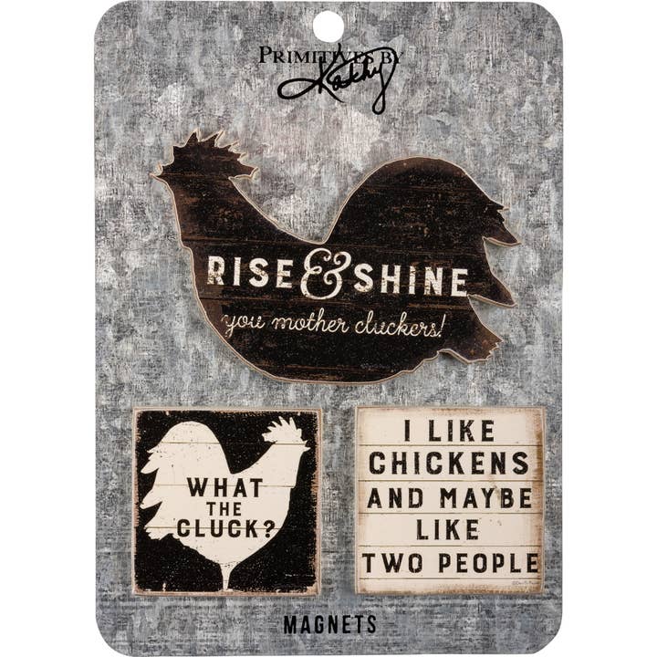 Primitives by Kathy - Wholesale Magnet - Rise & Shine Magnet Set