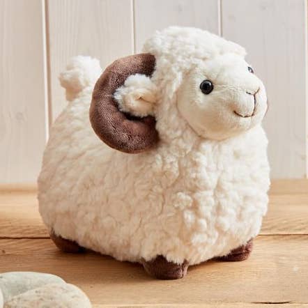 Langs - Vendita all'ingrosso Peluche - Bambini e neonati - Ram Toy, piccola pecora in peluche color crema0