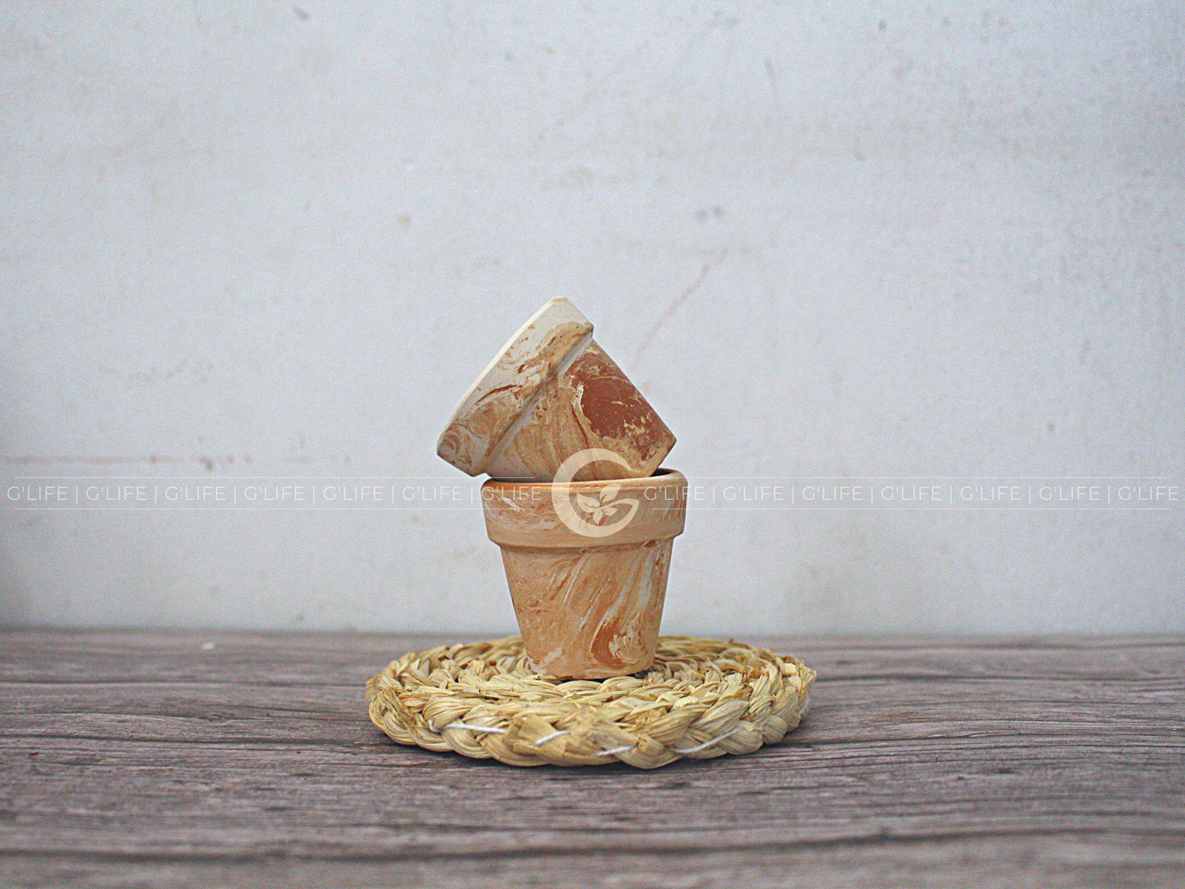 GLifee - Wholesale Plant Pot - 2" Tiny Terracotta Clay Plant Flower Pot - Drainage Hole25