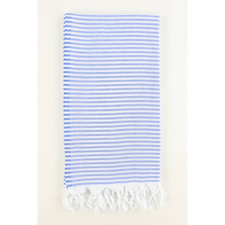 TURKISH LINEN & TOWELS - Wholesale Beach Towel - Premium Turkish Cotton Thin Striped Peshtemal Beach Towel14