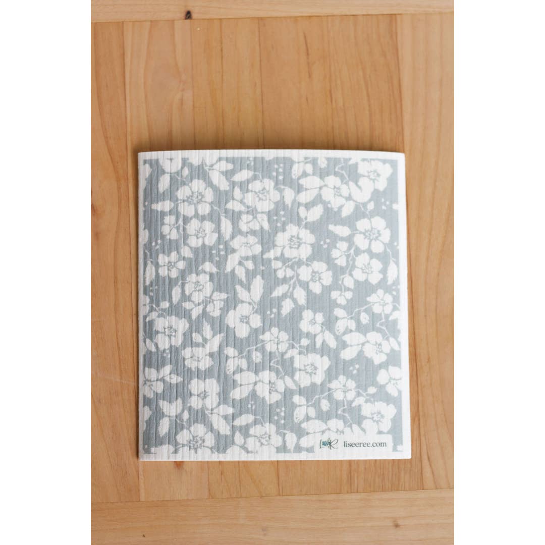 Lisee Ree Designs - Wholesale Dishcloth - Shadow Silhouettes Swedish Dishcloth