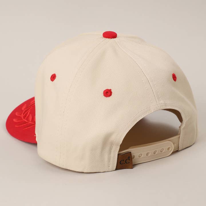 Fashion City - Wholesale Trucker Hat - Women's - BE MERRY Y'ALL Two-Tone Trucker Hat with Bay Leaf 6