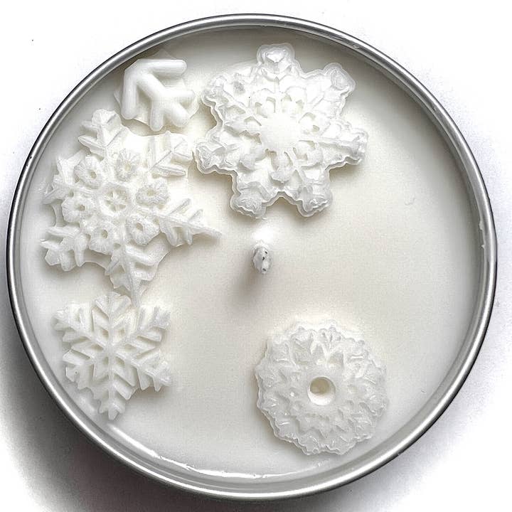 No Ennui - Wholesale Travel Candles - "Snow Day" Artisanal Winter Blend Soy Candle3