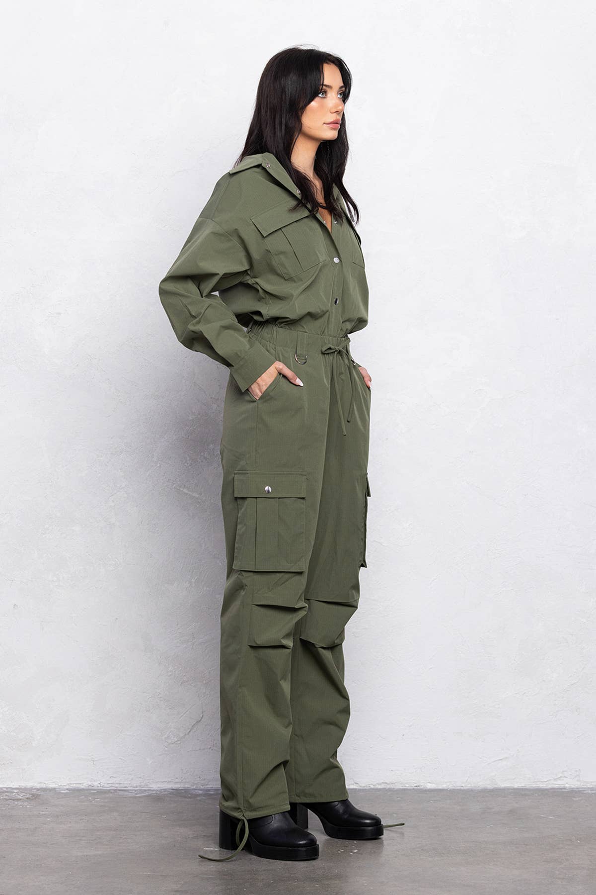 No Vacancy - Wholesale Jumpsuit - Women's - Loose fit parachute jumpsuit5