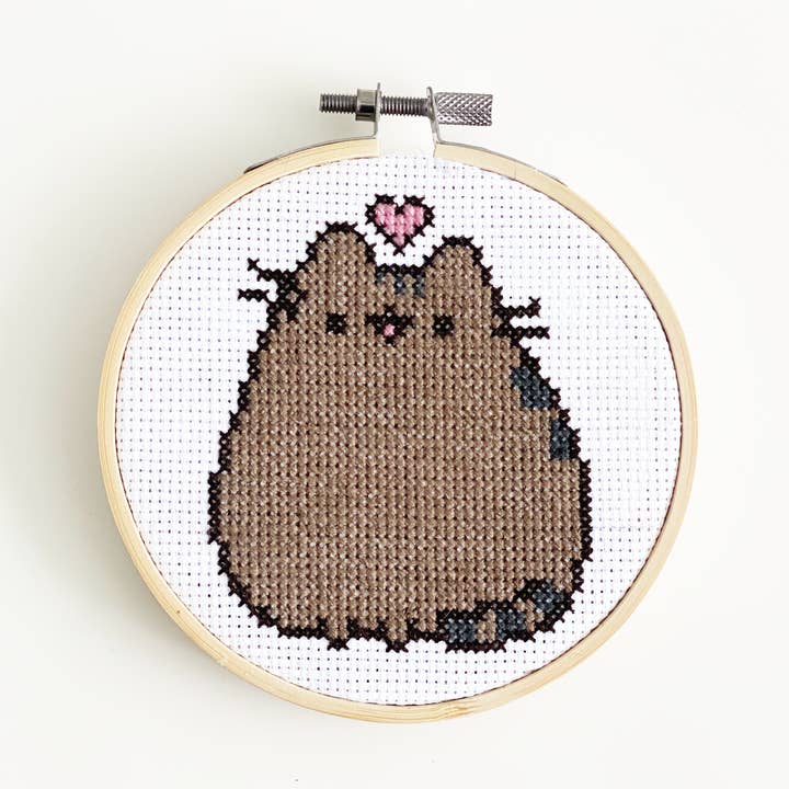 TheCloudFactory - Wholesale Embroidery/Cross Stitch Supplies - Pusheen - DIY Cross Stitch Kit