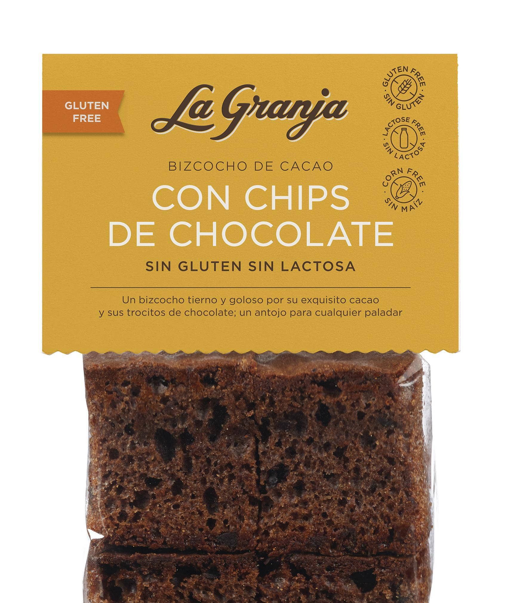 LA GRANJA FOODS 1959 - Wholesale Cake - GLUTEN-FREE CAKE WITH COCOA AND CHOCOLATE CHIPS3