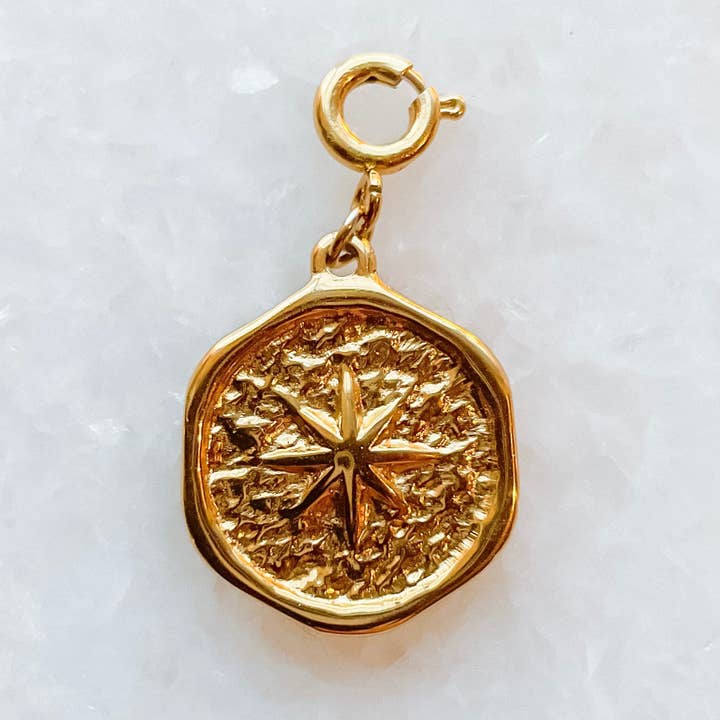 Compass Charm for wholesale by Anjewelz.co
