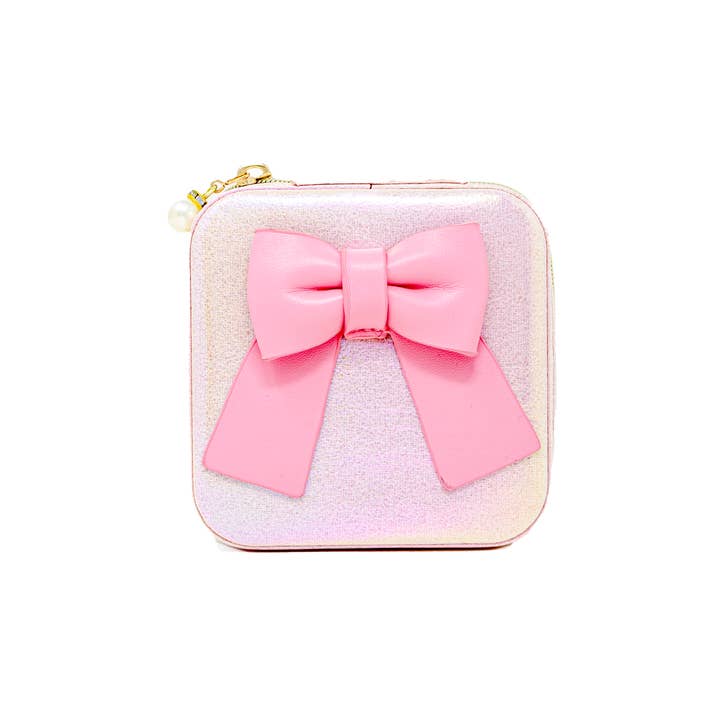 Tiny Treats and ZOMI GEMS - Wholesale Jewelry Box/Organizer - Kids - Shiny Jumbo Bow Jewelry Box