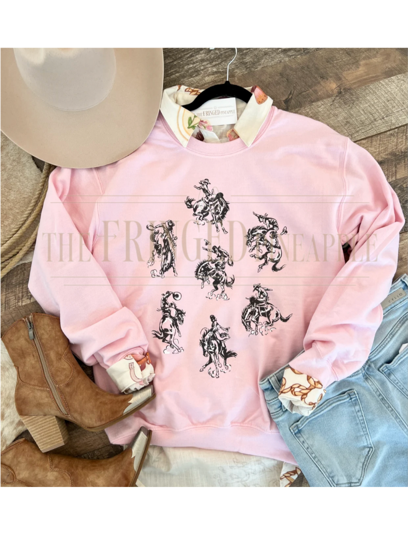 The Fringed Pineapple - Venta al por mayor Sudadera - Unisex - Sudadera Rowdy Rodeo0