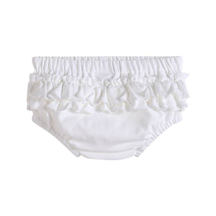 Lil Cactus - Wholesale Underwear/Diaper Cover - Baby - White and Pink Baby Bloomers Knit 2pc Set