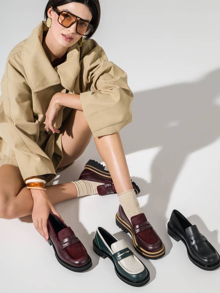 NEW YORK BORDEAUX LOAFERS for wholesale by JJ HEITOR SHOES