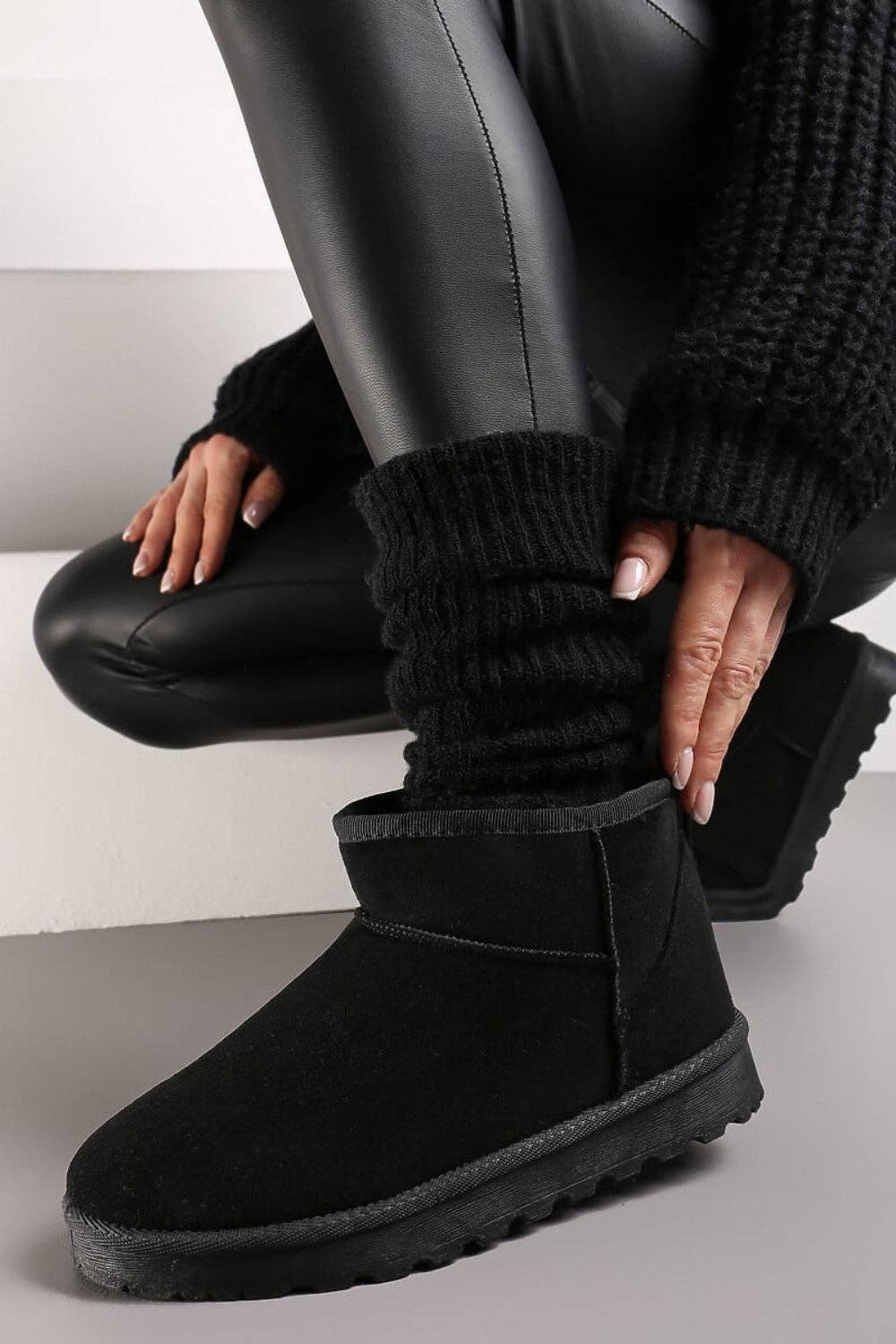 No Doubt Shoes - Venta al por mayor Botines - Mujer - Botines bajos de plataforma ultra mini de ante sintético4