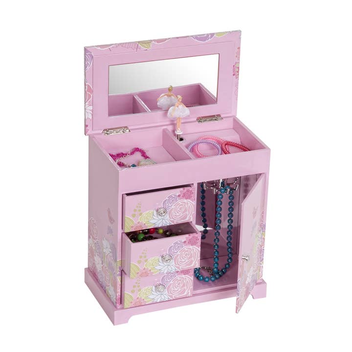 Mele and Co - Wholesale Jewelry Box/Organizer - Kids - Mele and Co Pearl Girls Musical Ballerina Jewelry Box