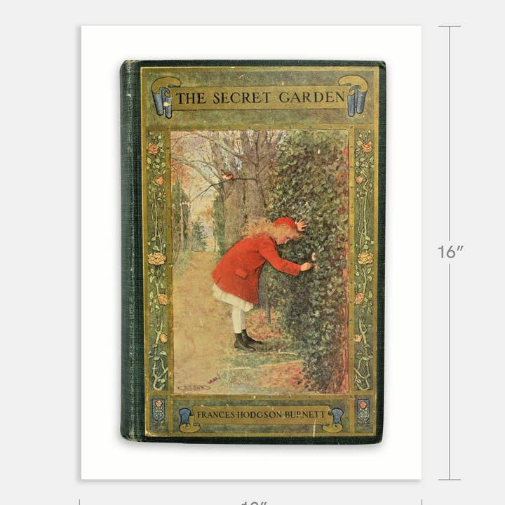 The Curious Desk - Wholesale Poster - The Secret Garden by Frances Hodgson Burnet Book Cover Print