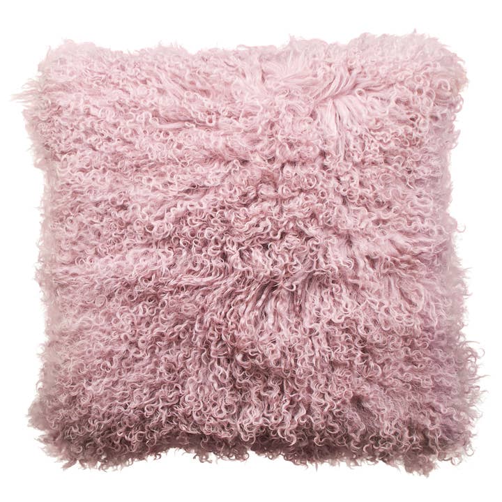 Van Buren - Wholesale Throw/Decorative Pillow - Tibetan sheepskin cushion 45x45cm | 14 colors