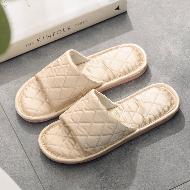 Women Fashion Satin Slippers Wedding Slippers Sandals for wholesale by DrifWoo