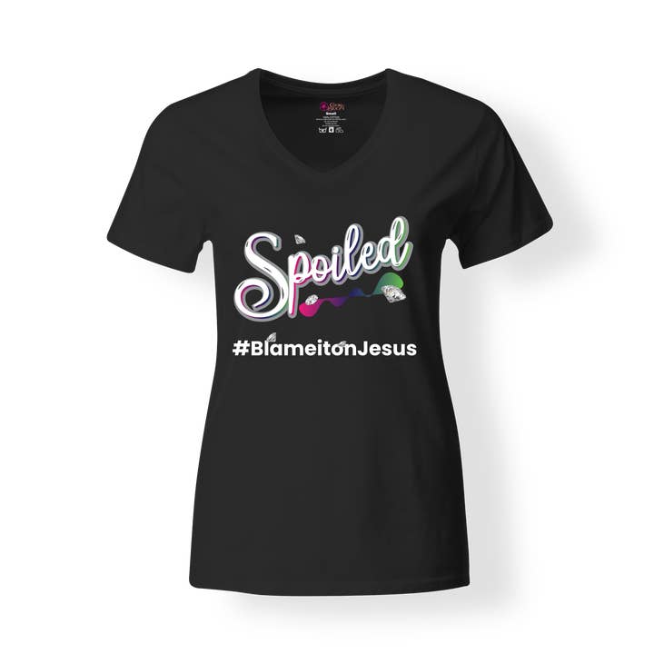Spoiled #Blame It On Jesus T-Shirt for wholesale by Cooki Bloom