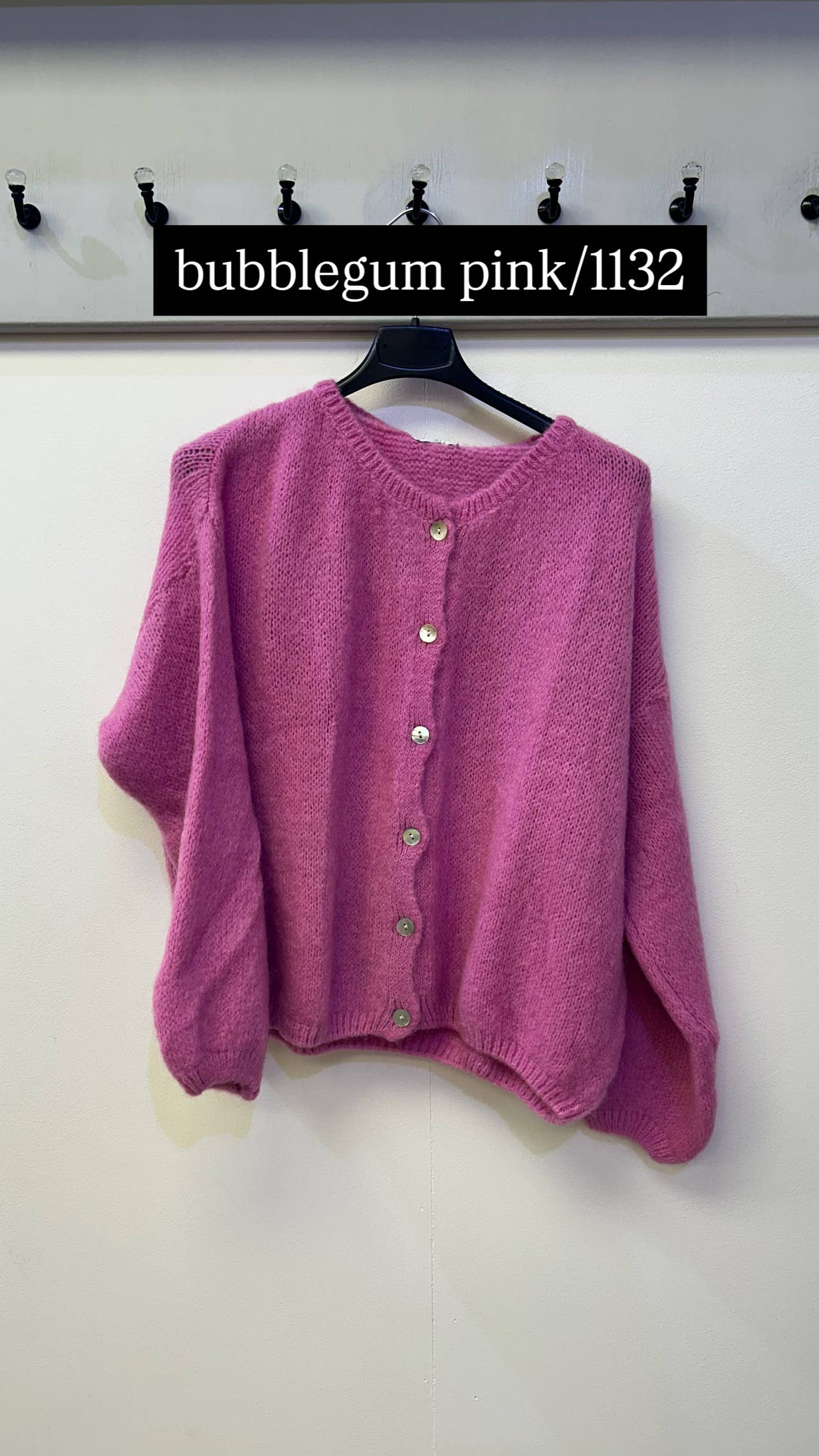 Terminal 1 Clothing – wholesale Kofta - Dam – Cardigan i mohairblandning med knappar fram33