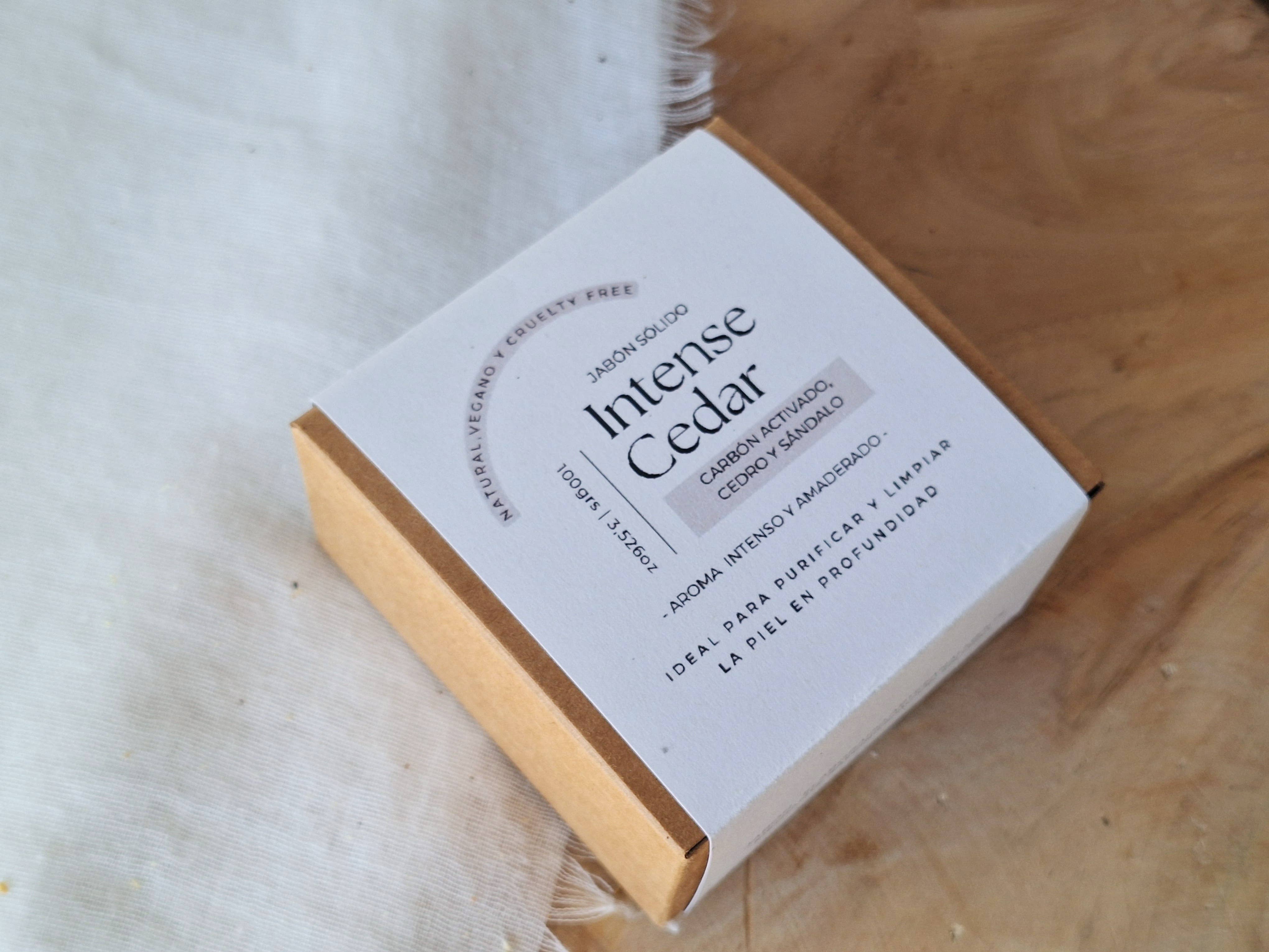 YourNiceThings - Wholesale Bar Soap - Intense Cedar Soap (activated charcoal, cedar, and sandalwood) 100g2