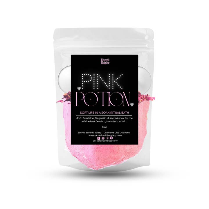 Sacred Baddie Society - Wholesale Bath Soak/Milk - Pink Potion™ | Soft Life Bath Soak