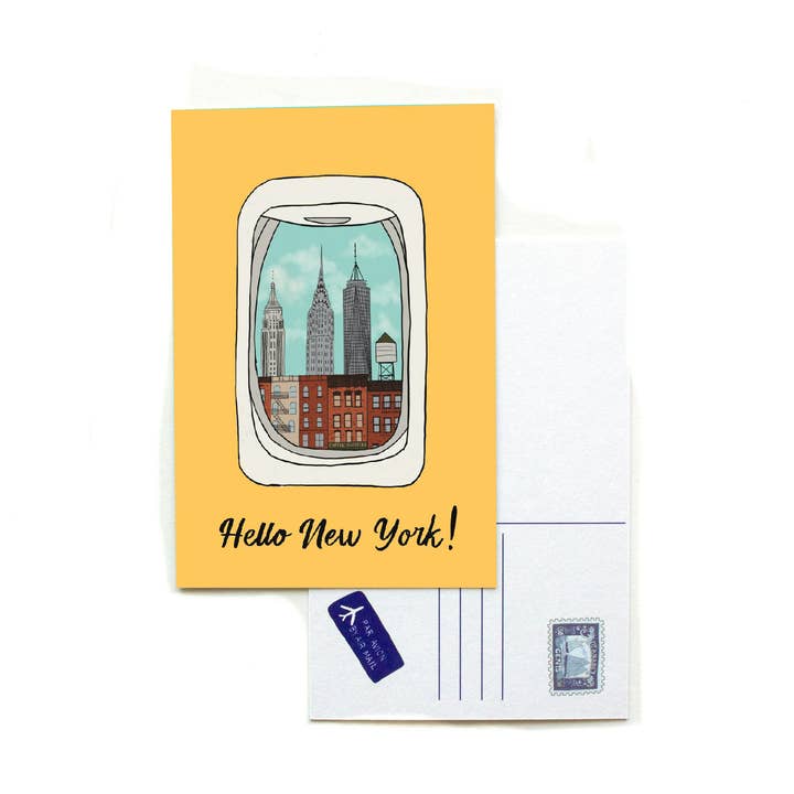 New York travel postcard for wholesale by Creationzbycatherine Catherine