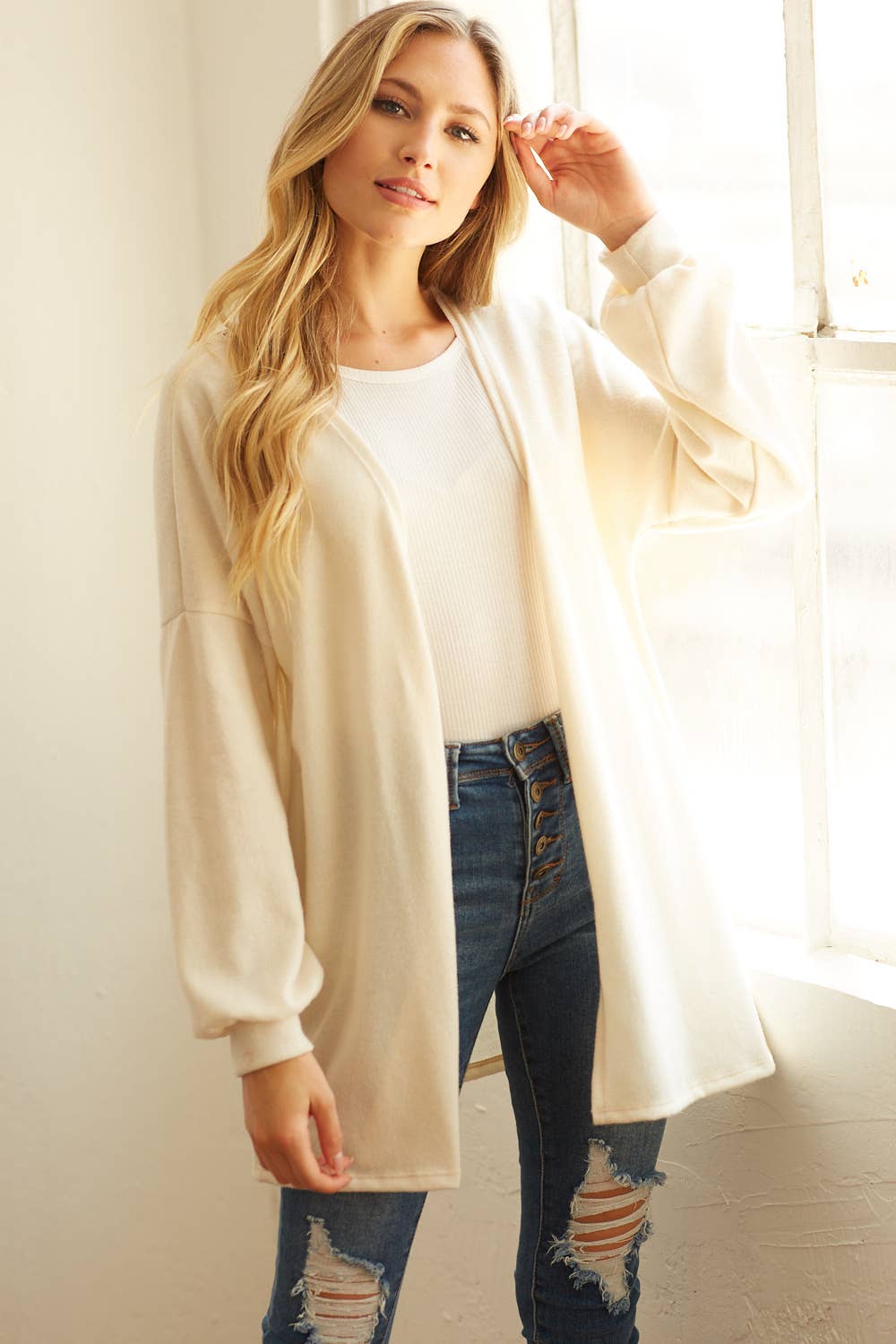 Moonshot Clothing – Großhandel Strickjacke – Damen – MST1935-A La Mode Kaschmir-Strickjacke10