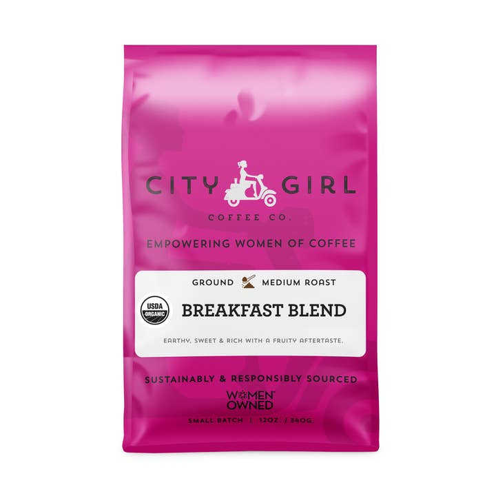 Bypige Økologisk Morgenmad Blend Kaffe for engroshandel hos City Girl Coffee