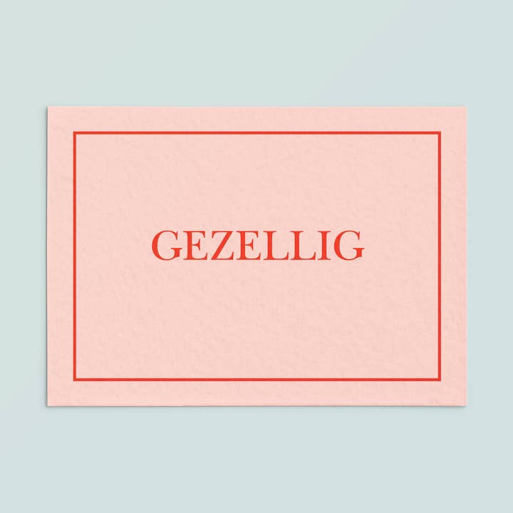 Casual Card | Cosy for wholesale by Likestationery