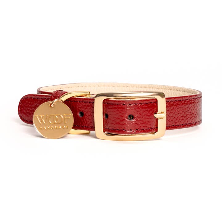 Merlot Dog Collar for wholesale by Neighborwoof