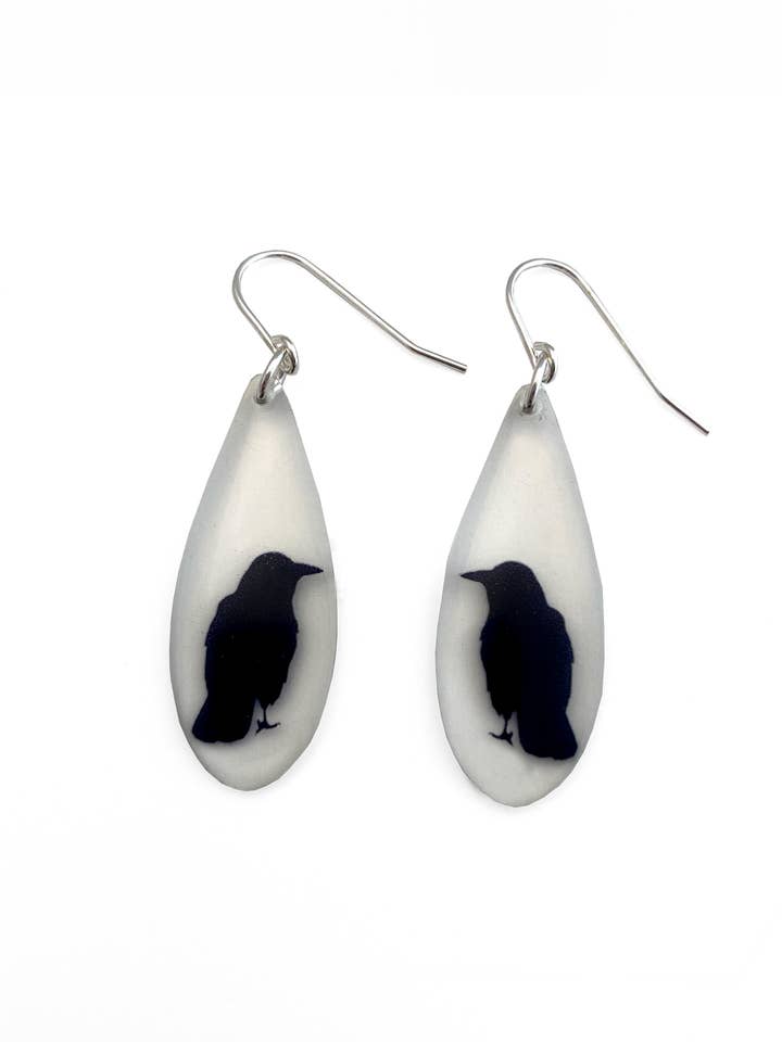 Dropp kråka Örhängen för wholesale av Black Drop Designs