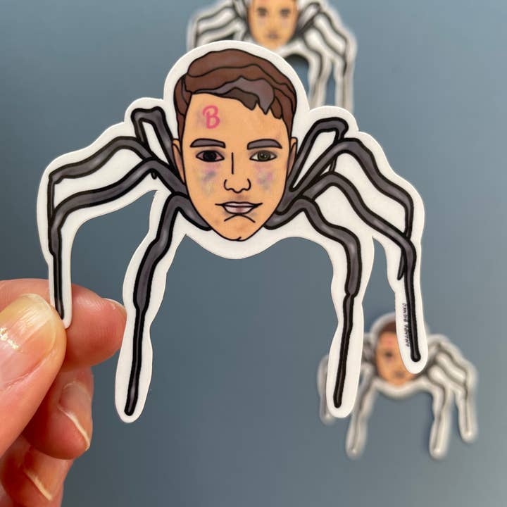 A.J.B- art goodies - Vente Autocollant - Autocollant/aimant Barbie Ken Doll Robot Spider Horror Oddity1