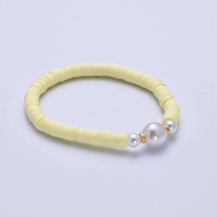 Aim Eternal - Wholesale Beaded Bracelet - Colorful Surfer Bracelet Heishi Pearl Handmade Beads brct1285