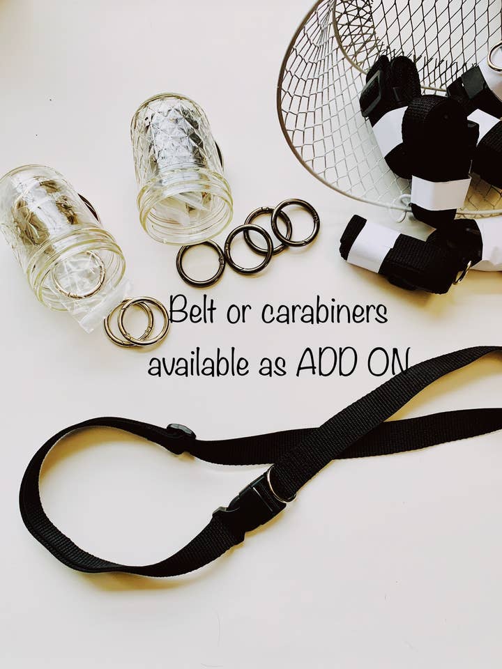 belt with d ring for treat bag holder, dog training bag belt for wholesale by Walking Paws Boutique