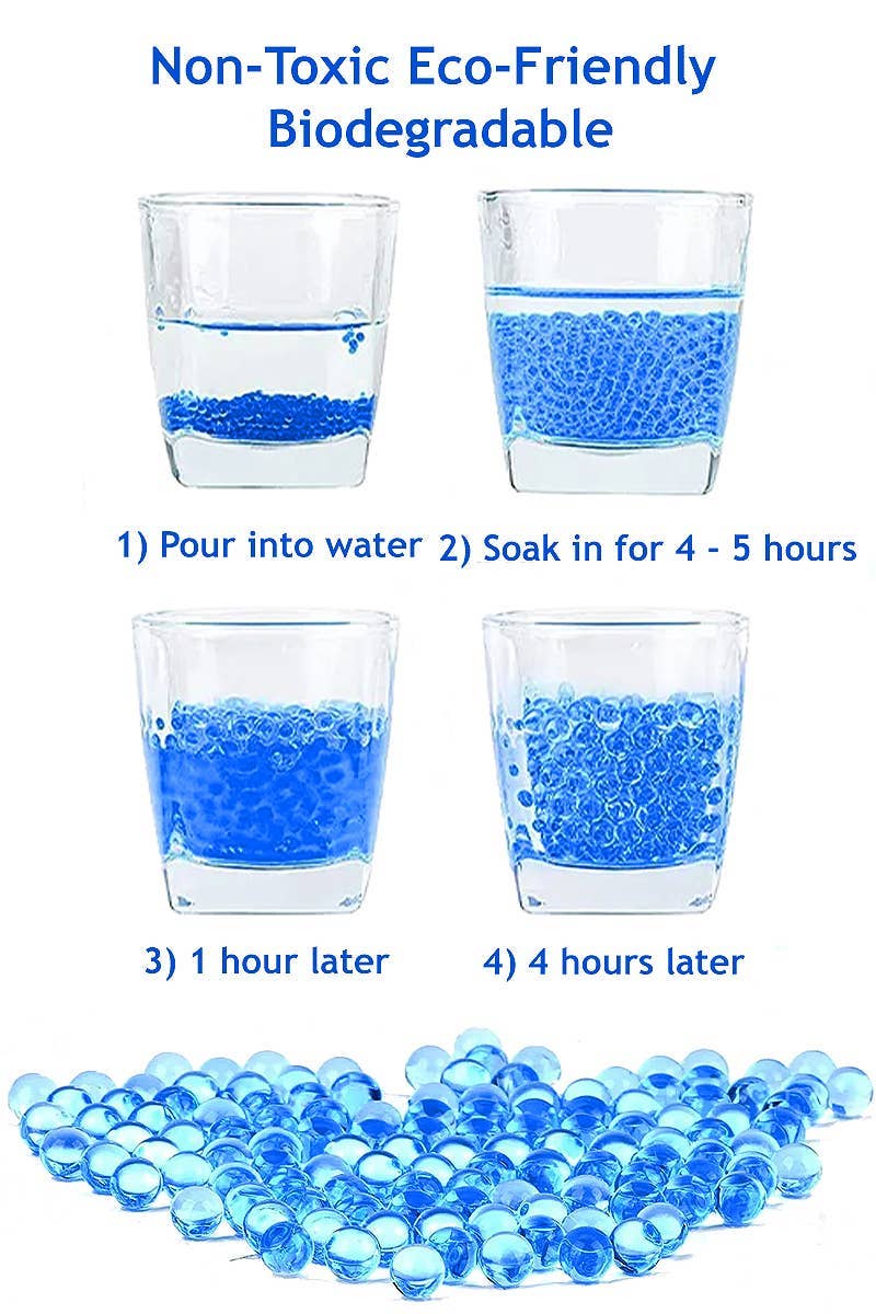 Blandad Cap Zone 12 x 10 000 st icke-toxiska vattenpärlor i blandade solida färger för wholesale på Faire1