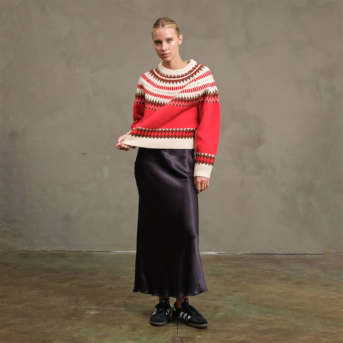 RAISONNEL - Wholesale Skirt - Women's - Satin Slip Skirt - RS10495