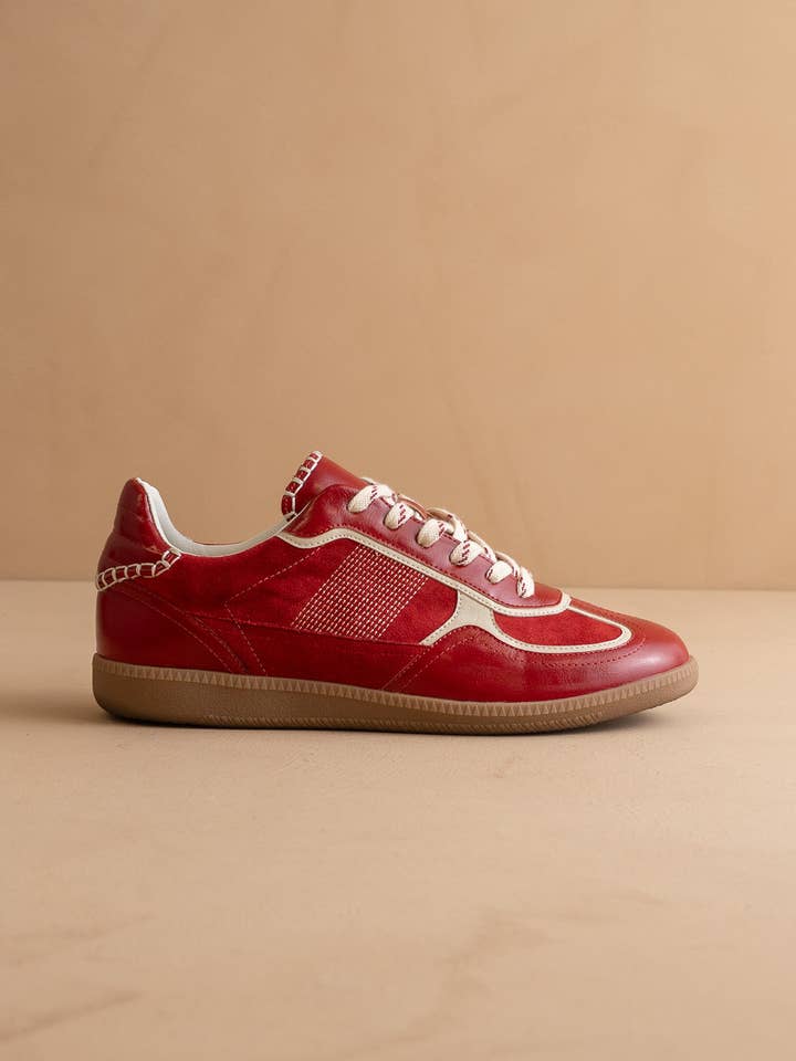 The Dalia | Cherry Lace Up Sneaker for wholesale on Faire1