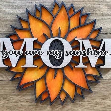 Harshis Custom Decor – wholesale Skylt – Mamma du är mitt solsken/mors dag gåvor1
