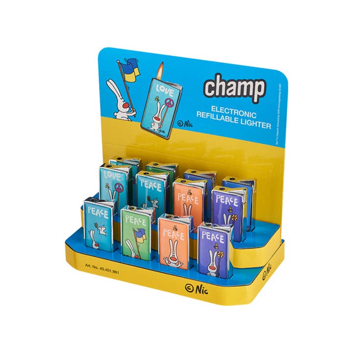 Champ by Polyflame - Wholesale Lighter - NIC piezo lighter