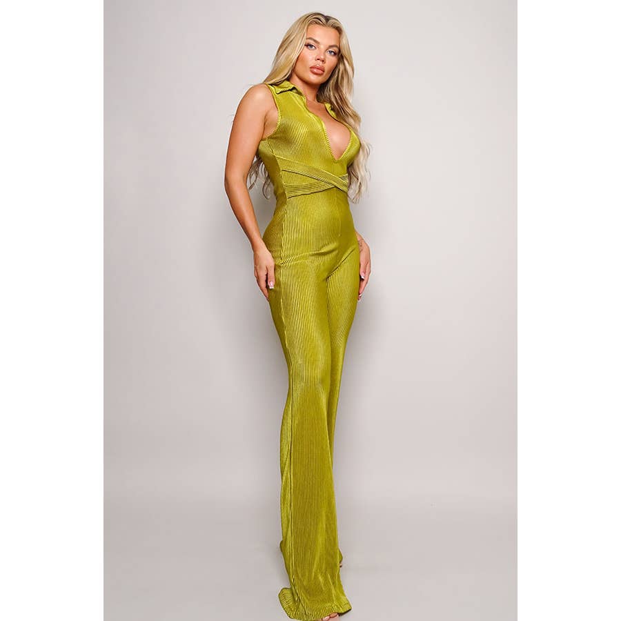 BOOGIE NIGHTS FLARED JUMPSUIT for wholesale by CEFIAN FASHION