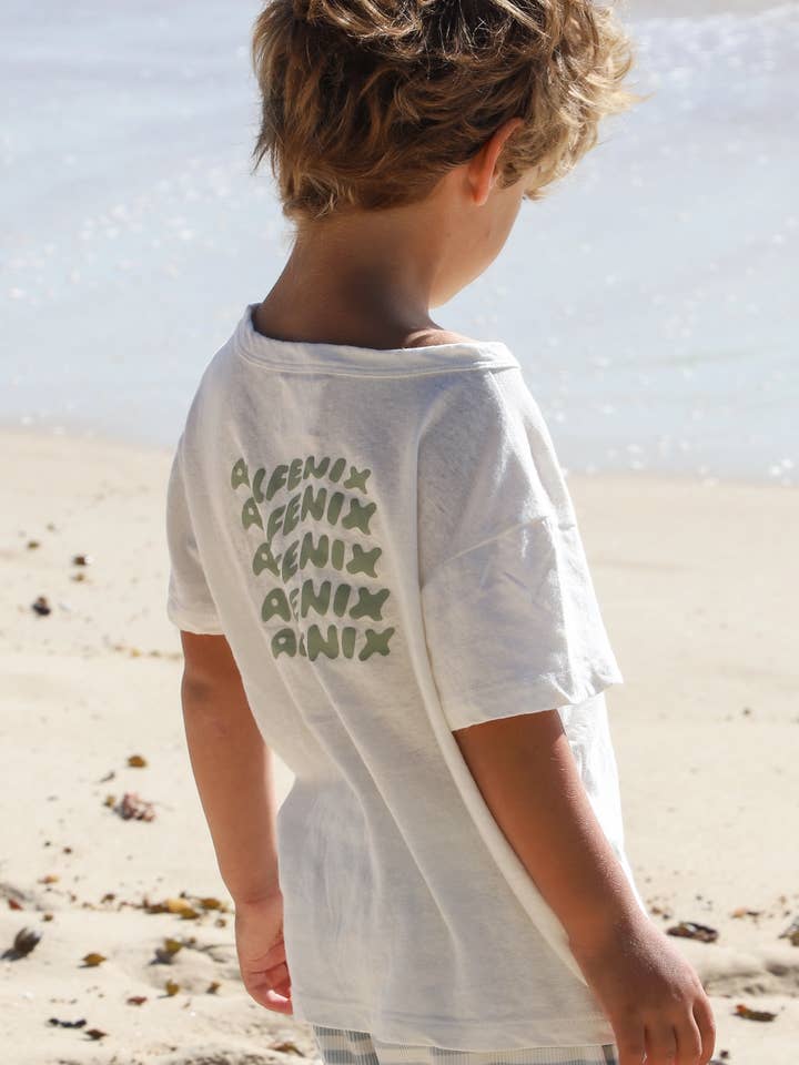 Camiseta Mini Waves (oliva) para venta al por mayor de All Fenix