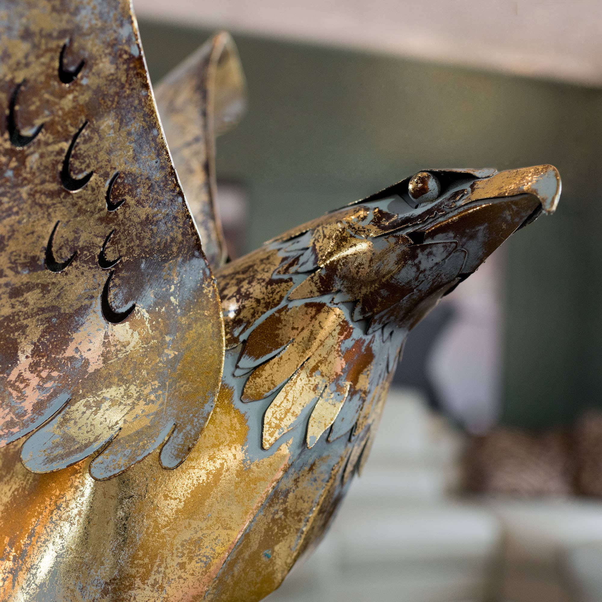 Febland - Vente Sculpture - Sculpture d'aigle doré2