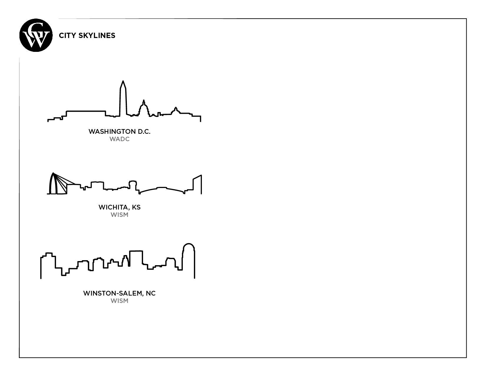Grainwell - Wholesale Tea Towel - City Skyline Natural Flour Sack12