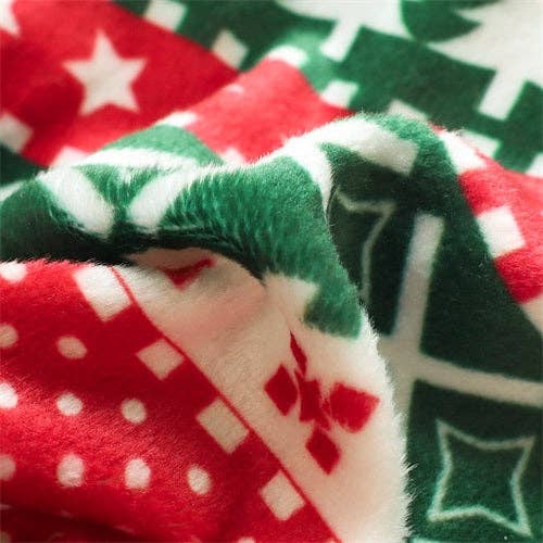 Fitwarm - Wholesale Pyjama voor huisdieren - Hond - Gestreepte kerstpyjama5